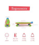 Skateboard, Red Mix - Image 4