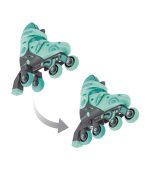 Globber Inline Skates 2 In 1 Mint No 30-33 - Image 6