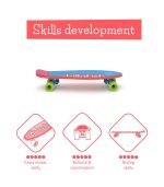 Skateboard, Red Mix - Image 12