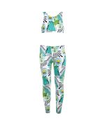 White Faces Leggings Set