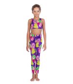Purple Faces Leggings Set - Image 5