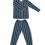Navy Striped Men's Pyjamas