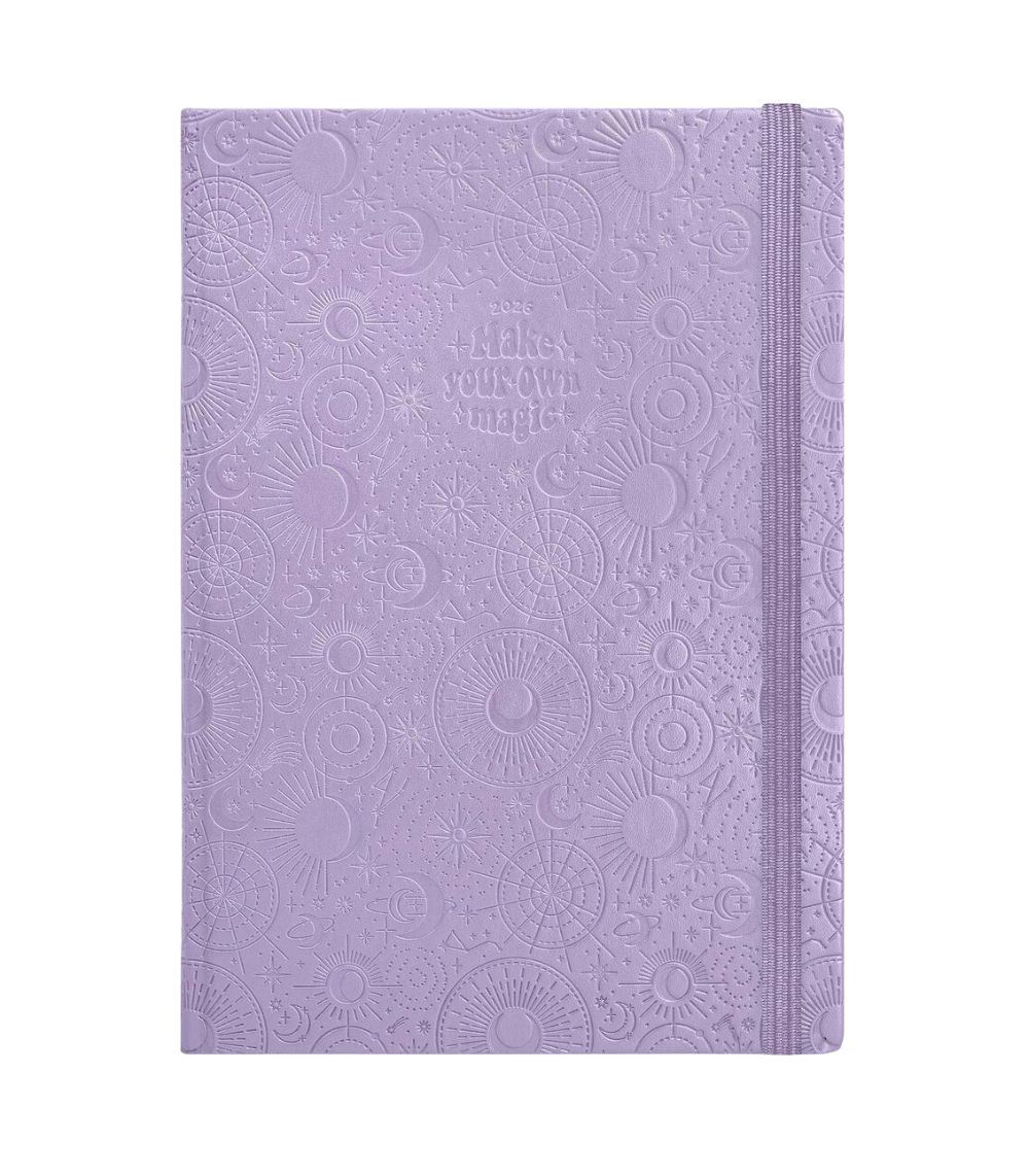 388 13-Month Maxi Daily Diary - 2026, Mystic Lilac - Image 1