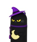 Kawaii 2 In 1 Soft Silicone Pencil Case - Kitty Witch - Image 4