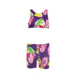 Purple Faces Shorts Set
