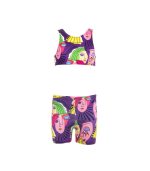 Purple Faces Shorts Set