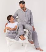 Light Grey Men's Pyjamas - Image 2