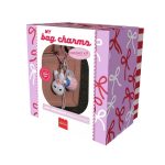 Beginner Crochet Kit - Bag Charms - Glam Pink