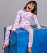 Monkey Business Pink Kids Pyjamas - Image 2