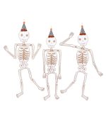Meri Meri Vintage Giant Halloween Jointed Skeletons (set of 3)