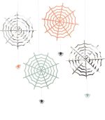 Meri Meri 4 Cobweb Decorations