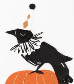 Meri Meri Vintage Halloween Crow Napkins (set of 16) - Image 3