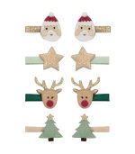 Santa & Rudolph Mini Clips