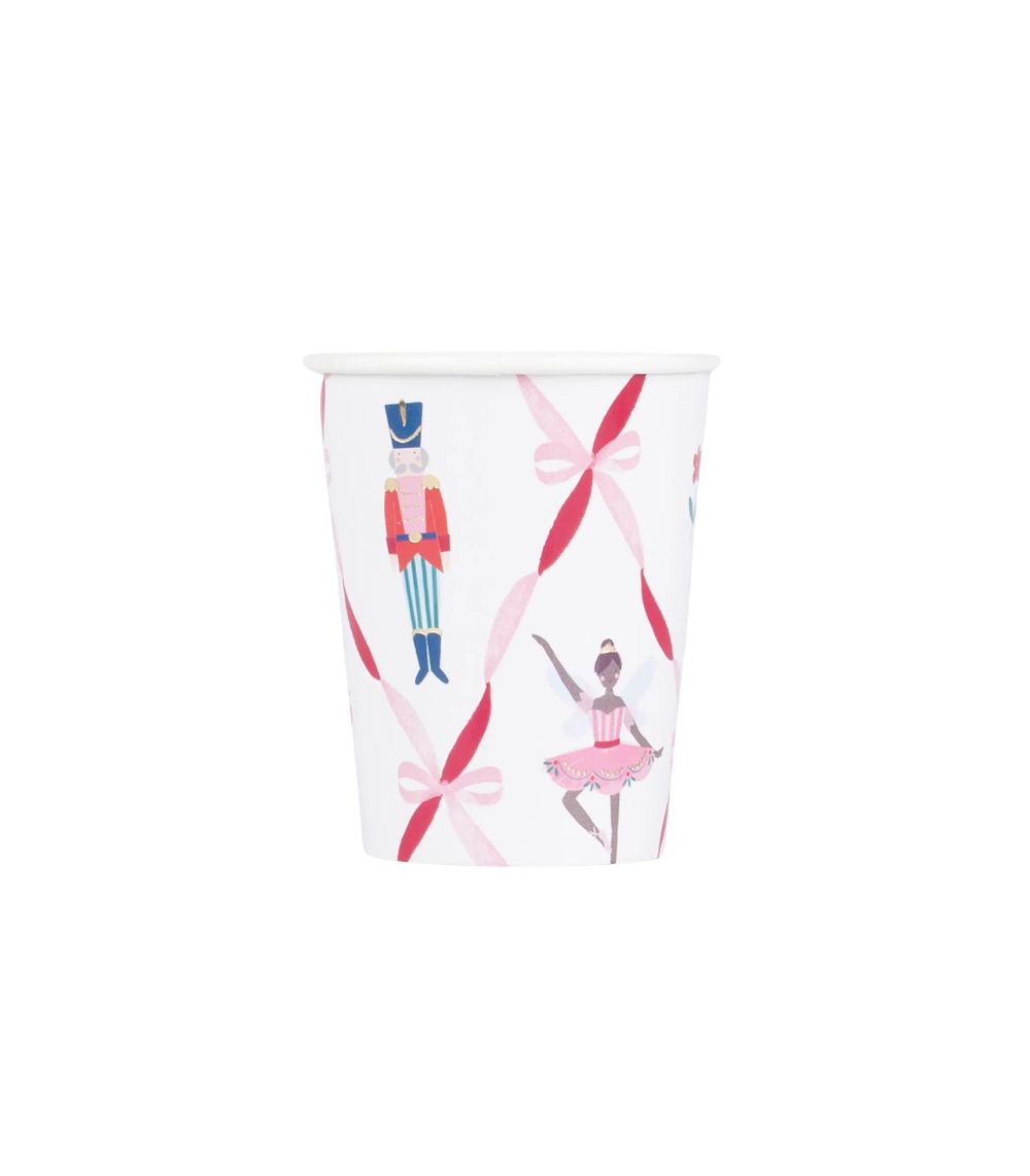 108 Meri Meri Nutcracker Ballet Cups (x 8) - Image 1