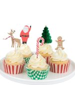Meri Meri Festive House Cupcake Kit (x 24 toppers) - Image 3
