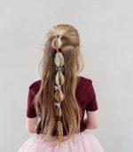 Christmas Velvet Bow Mini Ponies - Image 2
