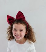 Christmas Giant Velvet Bow Alice - Image 2