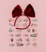 Christmas Giant Velvet Bow Alice - Image 5
