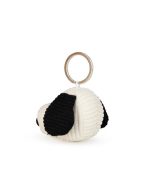 Snoopy Head Corduroy Cream keychain - Image 4