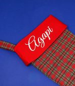 Red Reverie Gingham Christmas Stocking - Image 2