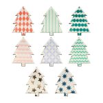 Meri Meri Patterned Christmas Tree Plates