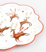 Meri Meri Santa, Sleigh & Reindeer Plates (x 8) - Image 2