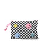 Flat Pouch - Smiles In Squares