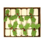 Meri Meri Holly Crackers (x 6)