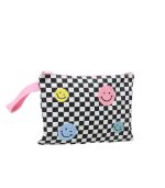 Flat Pouch - Smiles In Squares - Image 2