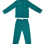 Emerald Green Preppy Kids Pyjamas