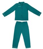 Emerald Green Preppy Kids Pyjamas