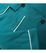 Emerald Green Preppy Kids Pyjamas - Image 2