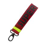 Super Mom Keychain, Green/Red