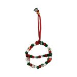 Mamacita Personalized Christmas Wreath Ornament - Santa
