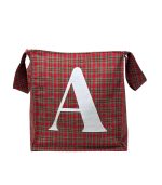 Red Reverie Gingham Christmas Basket - Image 4