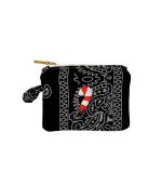 Mamacita Candy Cane Bandana Wallet Black