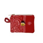 Mamacita Smiley Santa Bandana Wallet Red