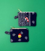 Mamacita Smiley Santa Bandana Wallet Navy Blue - Image 2