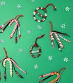 Mamacita Candy Cane Christmas Ornament Red / White - Image 2