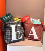 Red Reverie Gingham Christmas Basket - Image 2