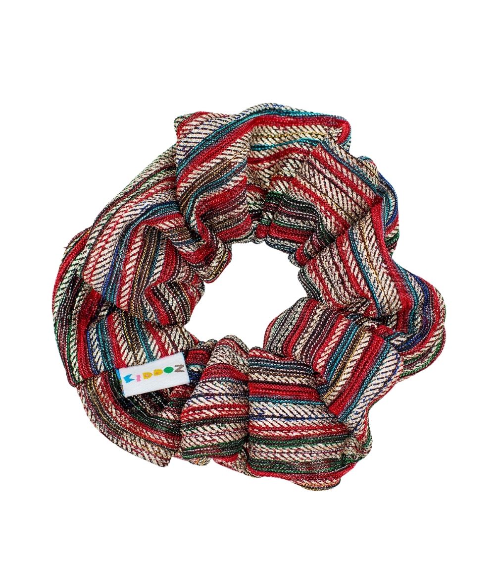 250 Kiddoz Festive Lines Scrunchie - Image 1