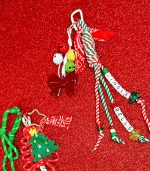 Mamacita Jingle Bells Bow Xmas Key / Bag Charm - Image 2