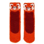 Non-Slip Socks - It's a Match! - Adult, Red Panda