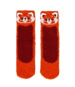 Non-Slip Socks - It's a Match! - Adult, Red Panda
