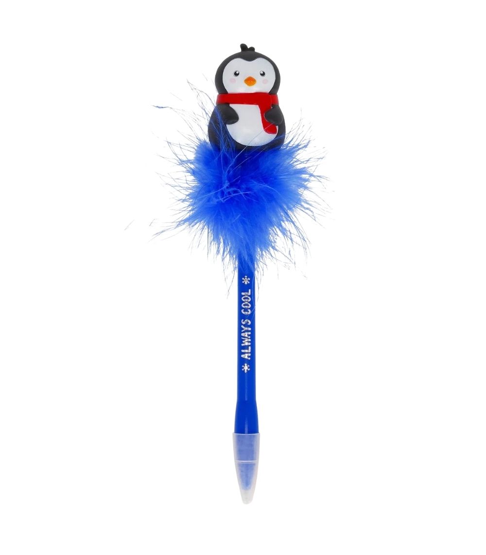 58 Ballpoint Pen With Light - Writing is Magic, Penguin - Image 1