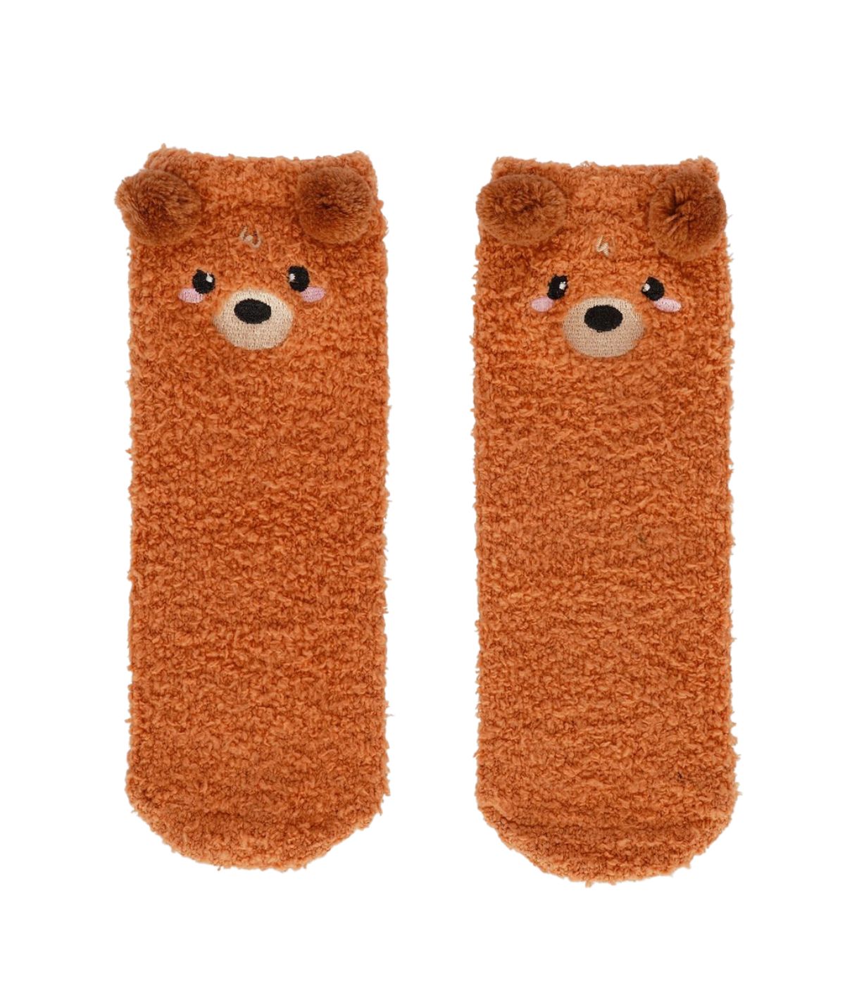 65 Non-Slip Socks - It's a Match! - Kids, Teddy Bear - Image 1