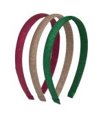 Christmas Glitter Medium Alice Bands