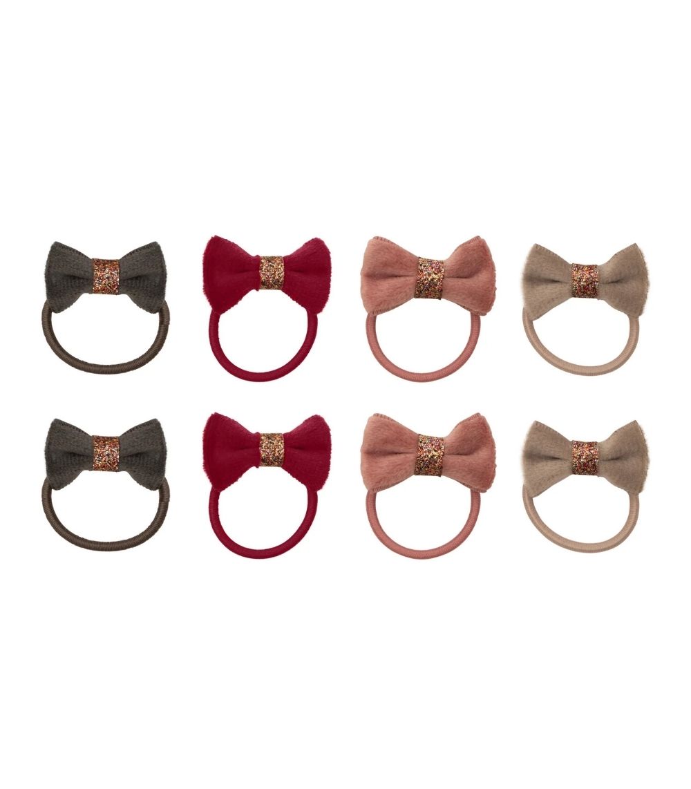 97 Christmas Velvet Bow Mini Ponies - Image 1