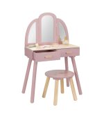 Wooden Dressing Table – Pink – Essentials - Image 6