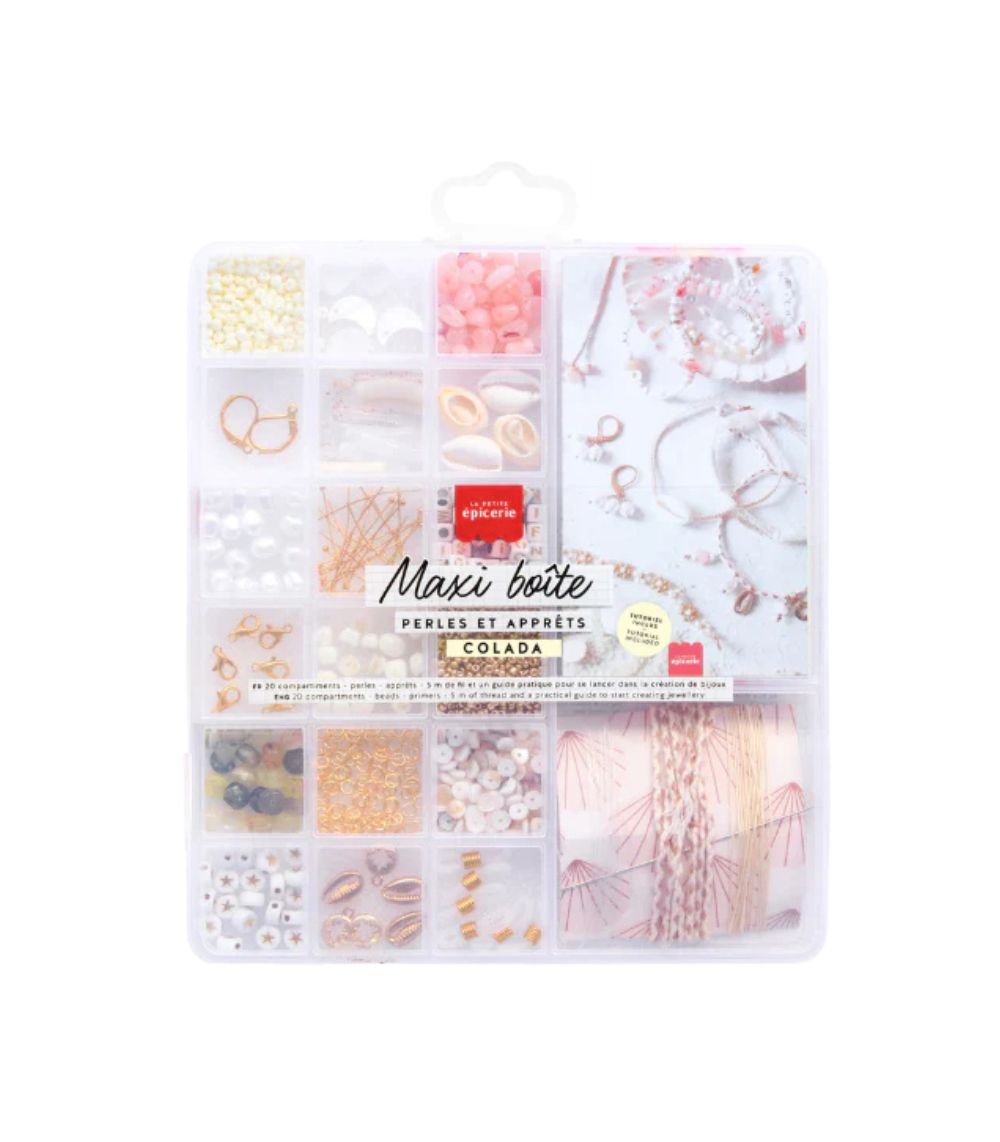 104 Pina Colada Maxi Assorted Bracelet Beads Box - Image 1